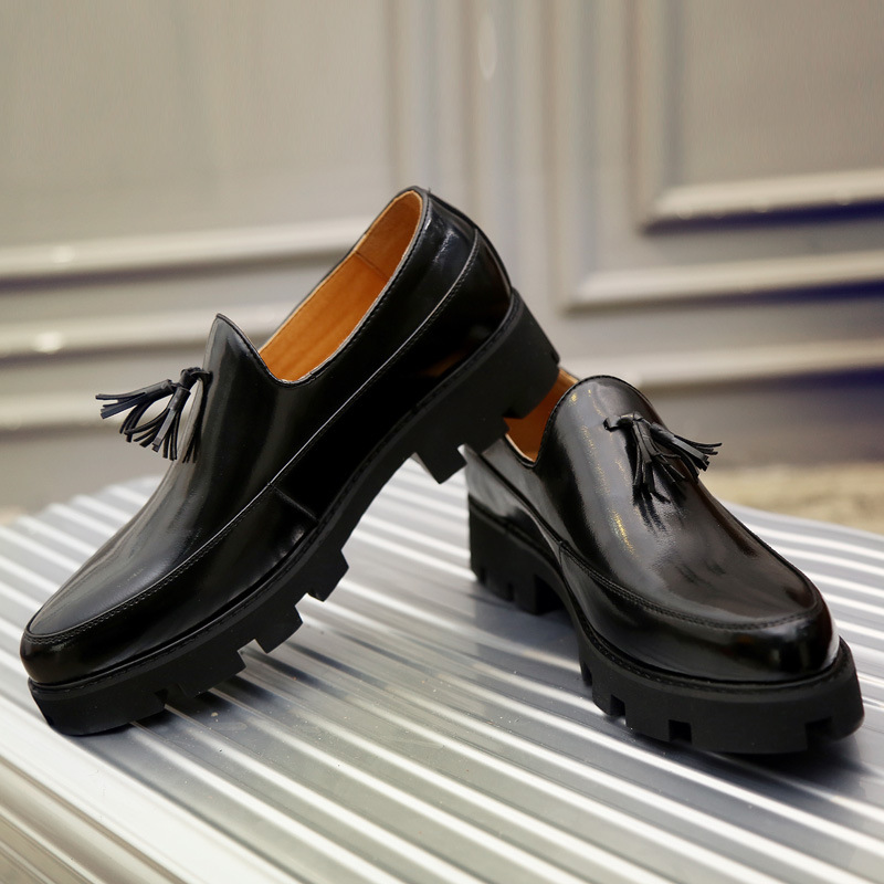 Men Shoes Prada - メンズ滑り止めシューズ,高級ブランド,デザイナーシューズ,高品質,カジュアル,先のとがったつま先,厚底靴