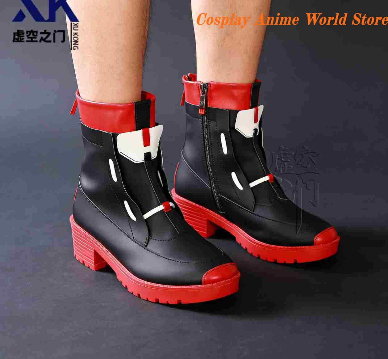Men Shoes Boots - 在庫あり Arknights Exusiai 新しい契約コスプレ靴小道具ブーツアニメゲームハロウィン女性ロールプレイ靴