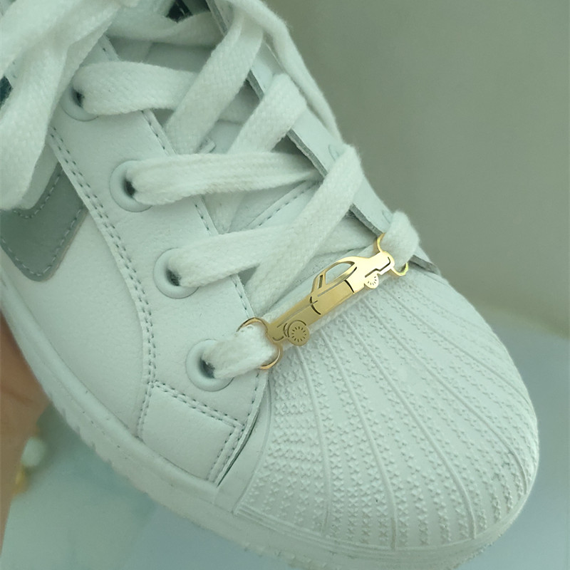 Men Shoes Name - 男性と女性のためのステンレス鋼のバックルシューズ,かわいい車のアクセサリー