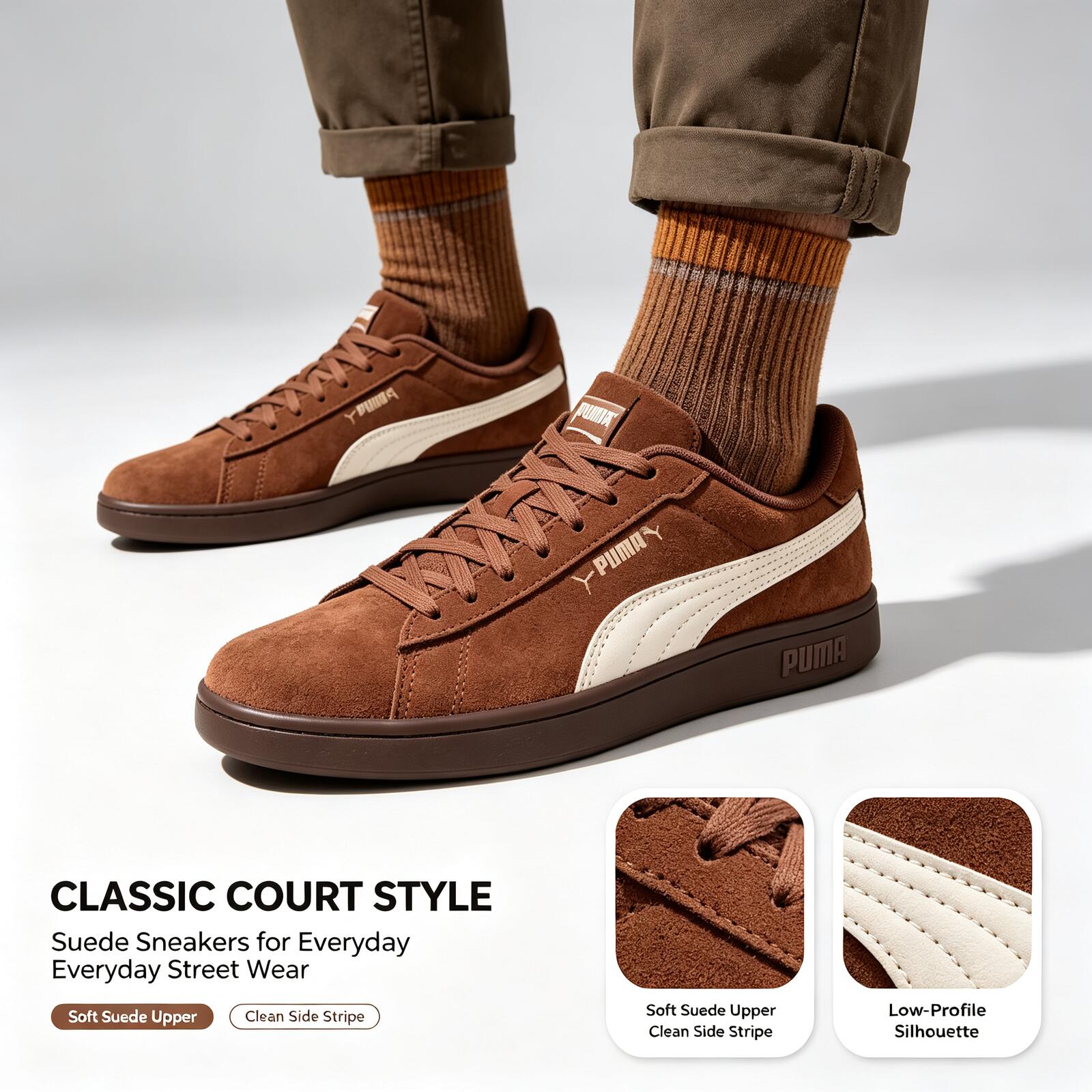 新しいプーマレトロカジュアルスニーカースエードソフトボトム耐 - Men Shoes Puma のレビューと価格