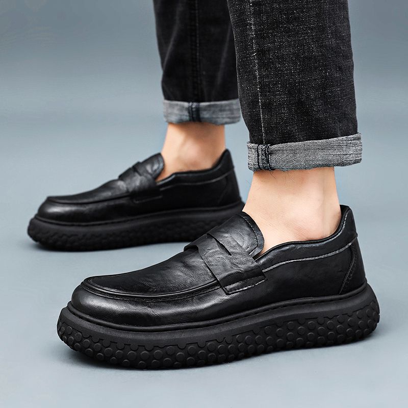 2026年新作 メンズローファー ソフトレザー 厚底 カジュ - Loafer Slip On Men のレビューと価格