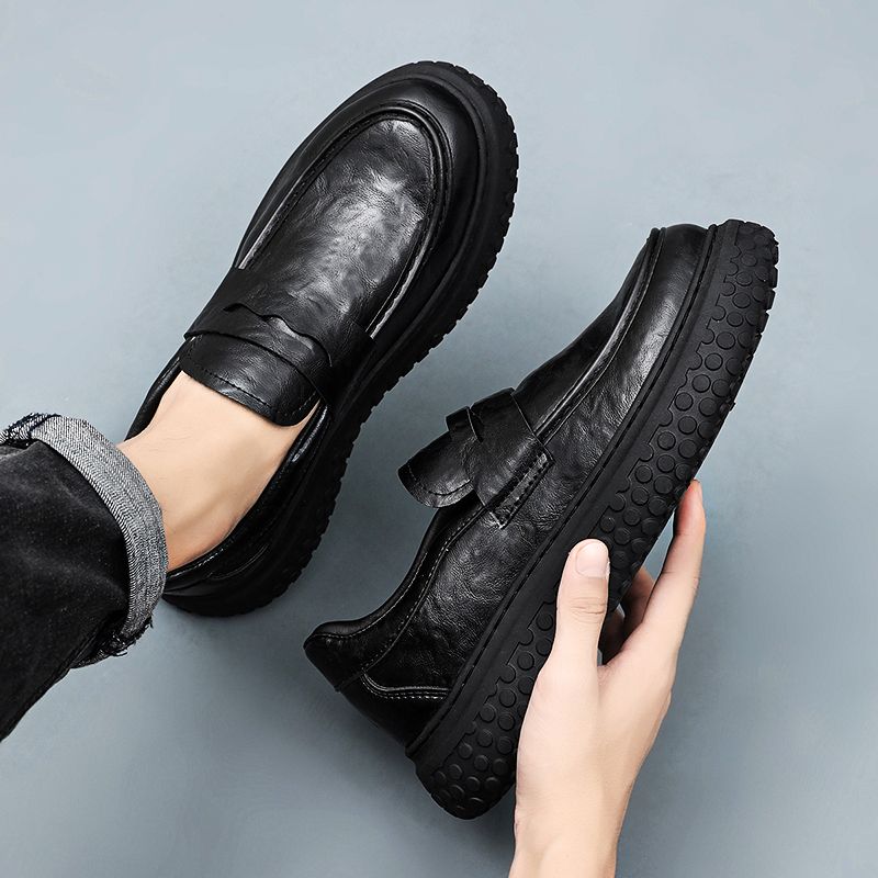2026年新作 メンズローファー ソフトレザー 厚底 カジュ - Loafer Slip On Men のレビューと価格
