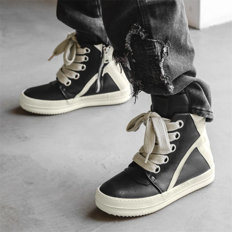 男性カジュアル高級スニーカーストリートスタイル男性ファッショ - Men'S Shoes Daily Use のレビューと価格