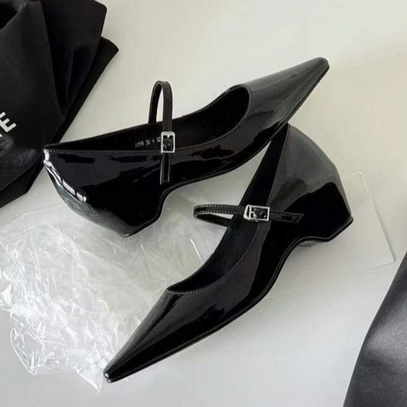 2026 新着甘いエレガントな靴女性ウェッジヒールメアリージ - Dress Shoe Pointed のレビューと価格