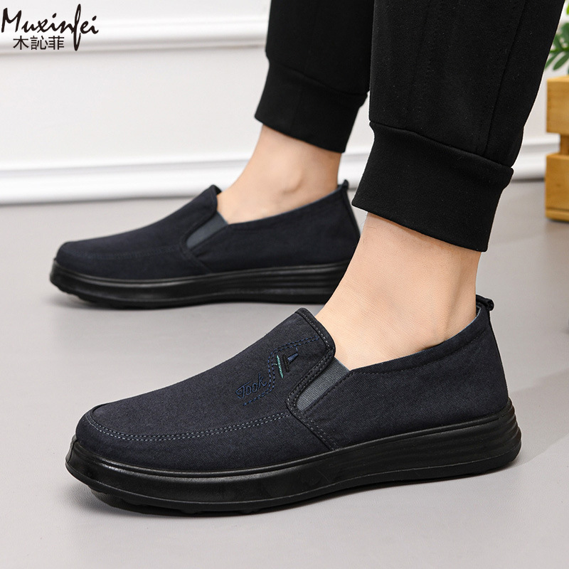 2026年春秋新作キャンバスシューズメンズ通気性抜群快適布靴 - Loafer Slip On Men のレビューと価格