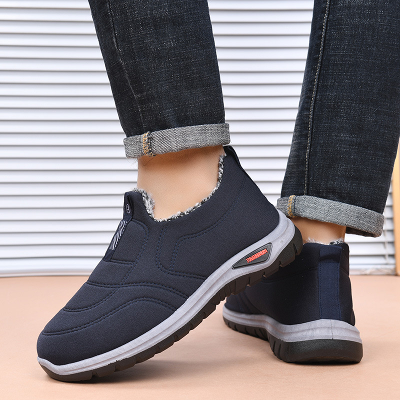 厚手のフリース冬用コットンシューズ、女性用ブーツ、男性用靴、 - Men Shoes Boots のレビューと価格