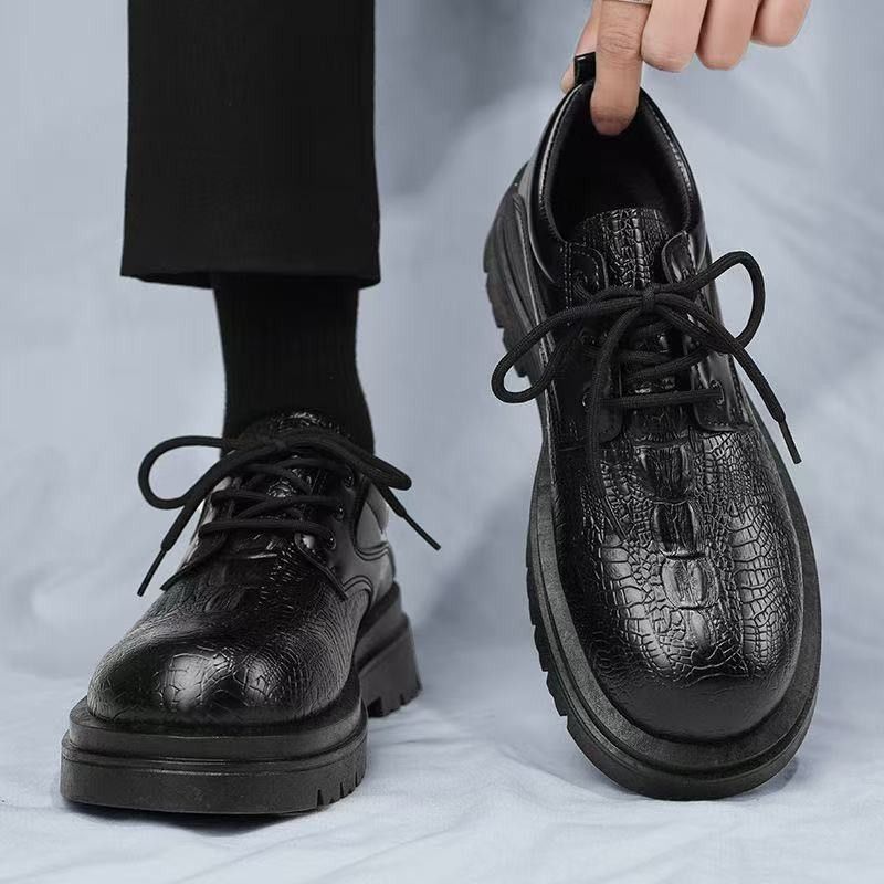 メンズブリティッシュスタイルローファー身長アップシューズ厚底 - Loafer Slip On Men のレビューと価格