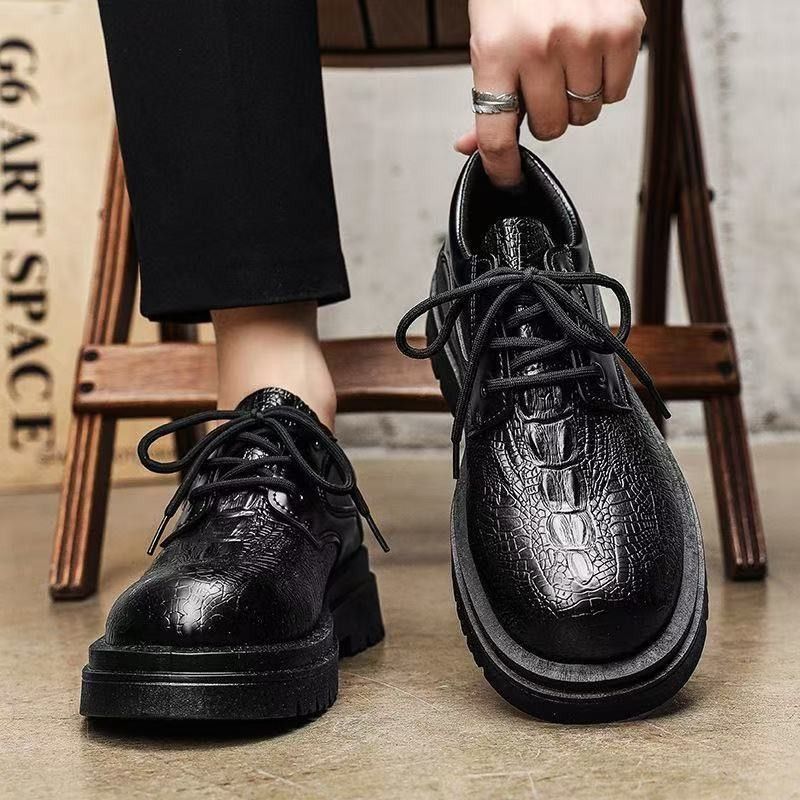 メンズブリティッシュスタイルローファー身長アップシューズ厚底 - Loafer Slip On Men のレビューと価格