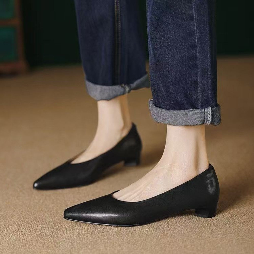 ​ ​ 2026年新作 レディース ローヒールパンプス ブラ - Dress Shoe Pointed のレビューと価格