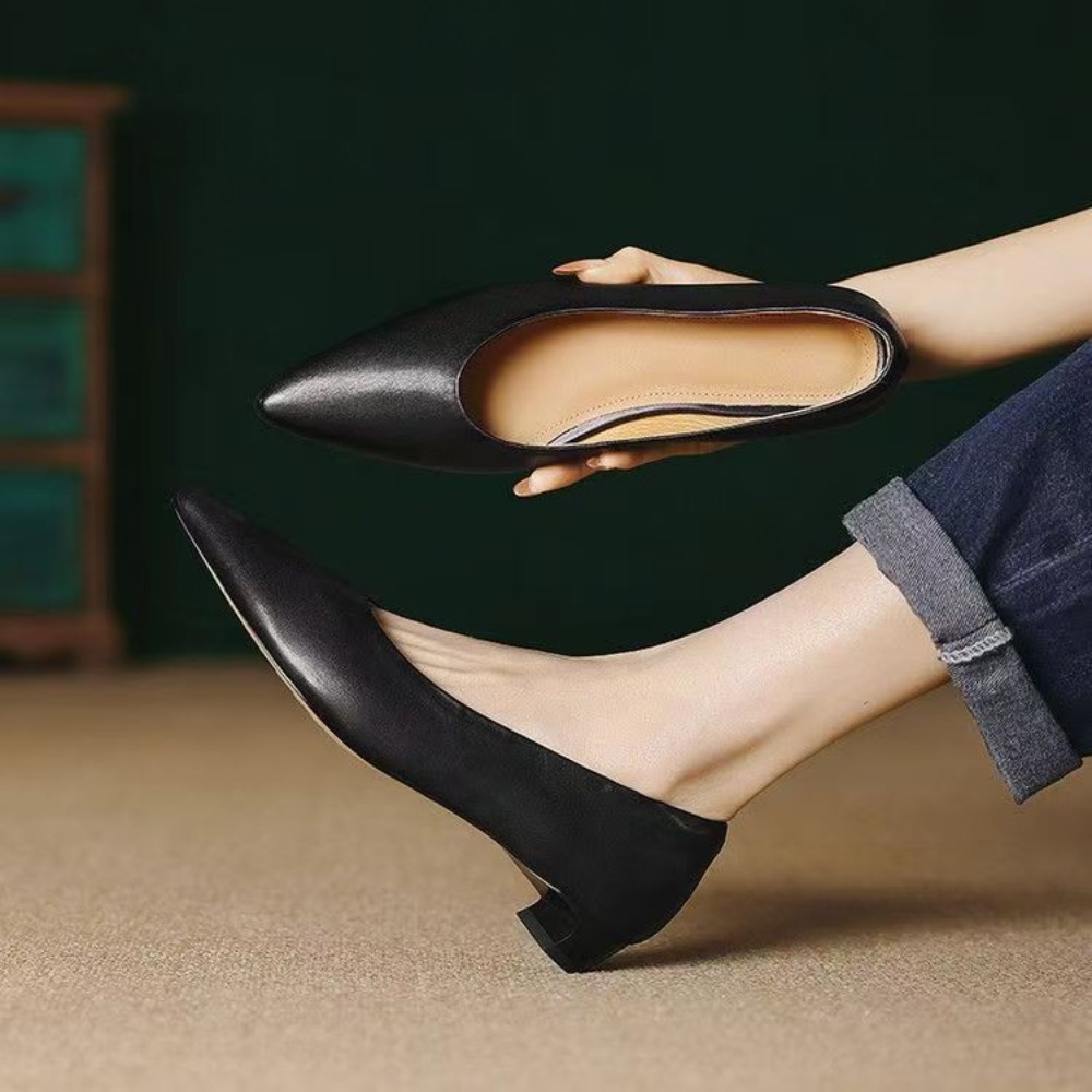​ ​ 2026年新作 レディース ローヒールパンプス ブラ - Dress Shoe Pointed のレビューと価格