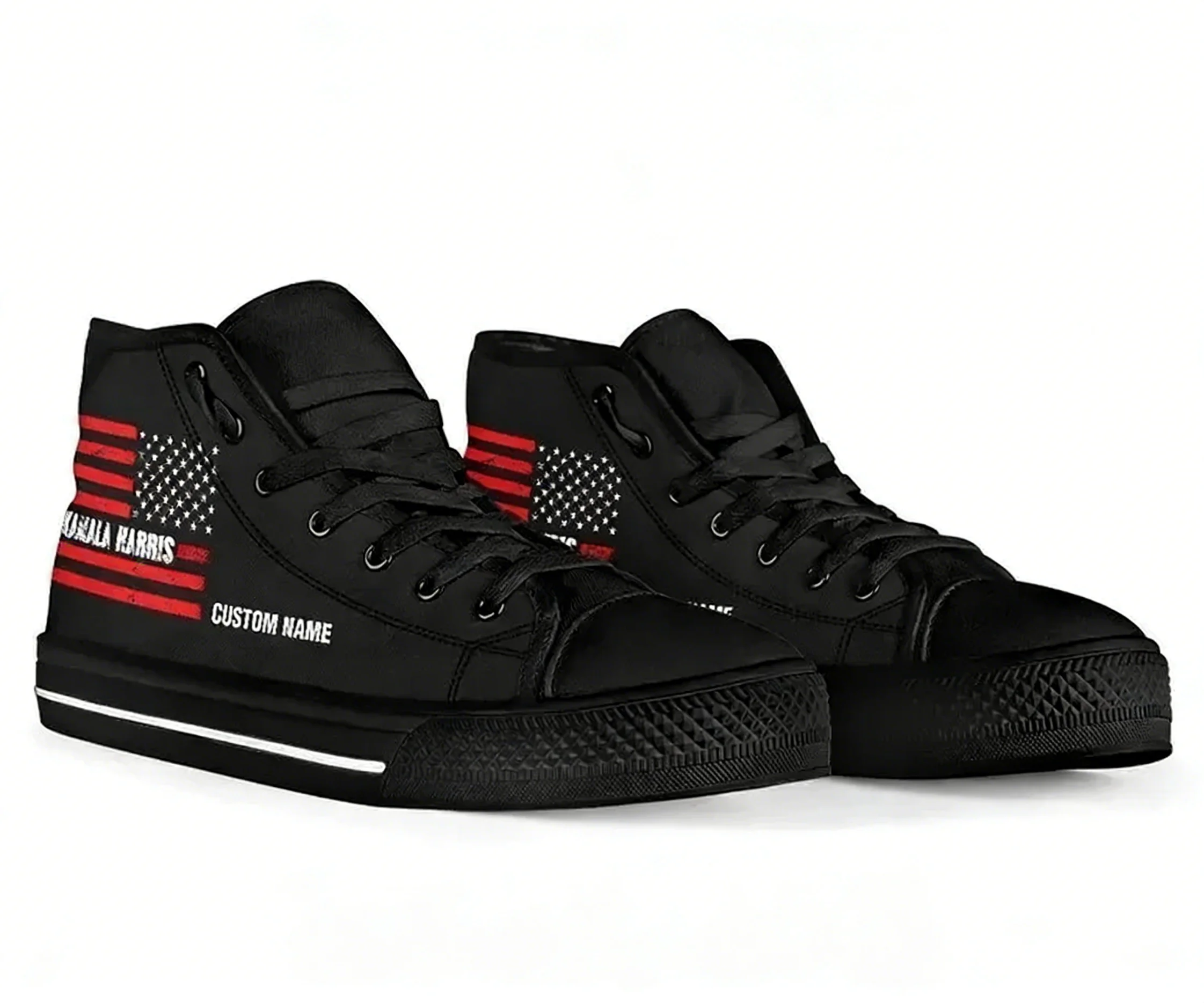 選挙カスタム名ハイカットスニーカー高品質メンズレディースティ - Men Shoes Name のレビューと価格
