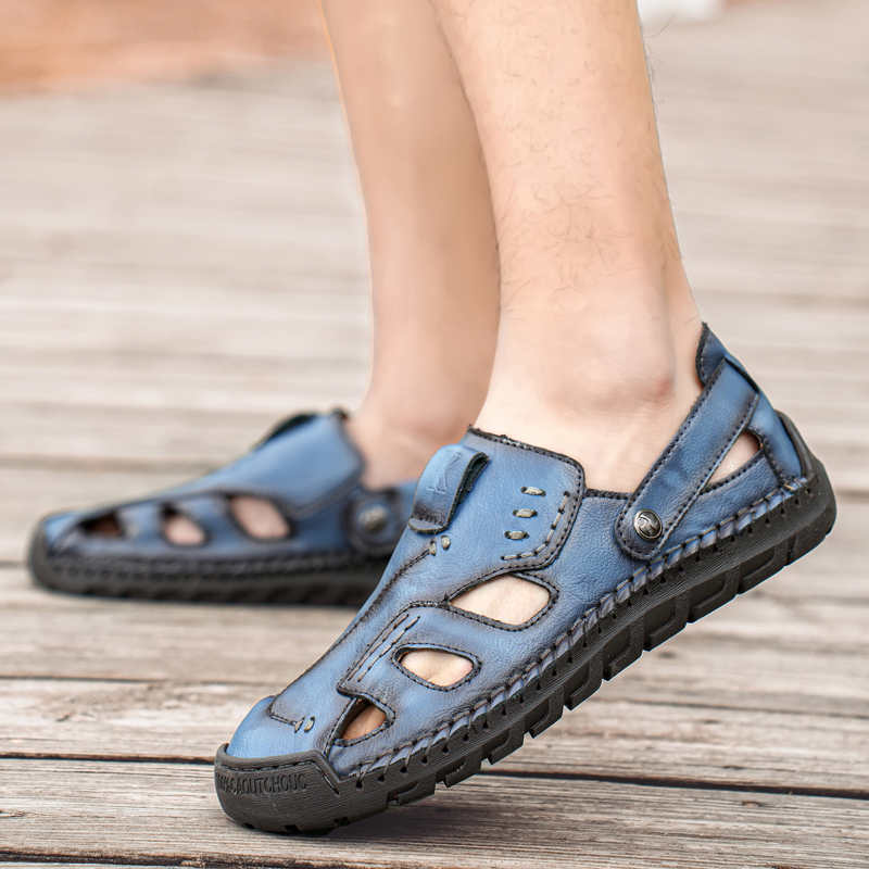 秋プラットフォームメンズマッサージビーチサンダルトレーナー男 - Men Shoes Name のレビューと価格