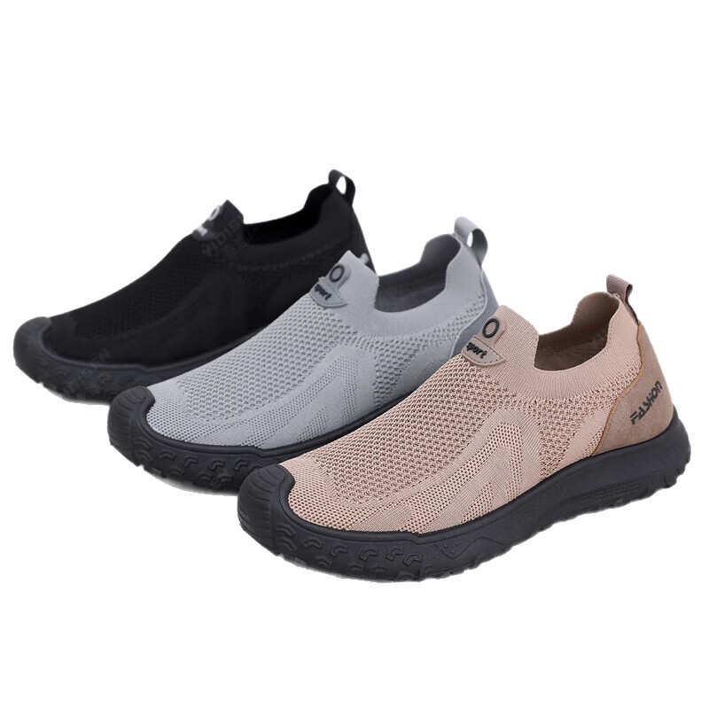 夏のメンズカジュアルシューズ弾性スリップオンデザイン衝突防止 - Men'S Shoes Daily Use のレビューと価格