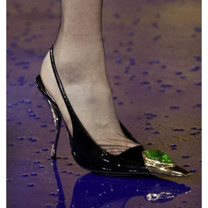 デザイナーストリートスタイルデザイン、ダイヤモンド装飾、レデ - Dress Shoe Pointed のレビューと価格