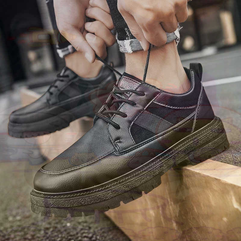 ダーク天然皮革ファッショントレーナーテニスメンズスニーカーフ - Men'S Shoes Good For Wide Feet のレビューと価格