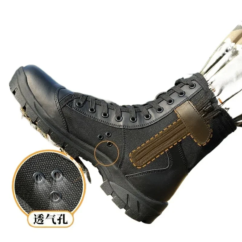 夏用メッシュ通気性トレーニングブーツ メンズハイカット安全靴 - Men Shoes Boots のレビューと価格
