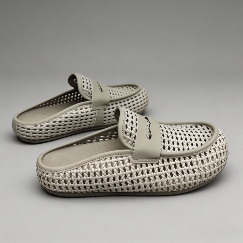 高級感のあるメンズミュール 2026年夏新作 厚底ウェッジプ - Loafer Slip On Men のレビューと価格