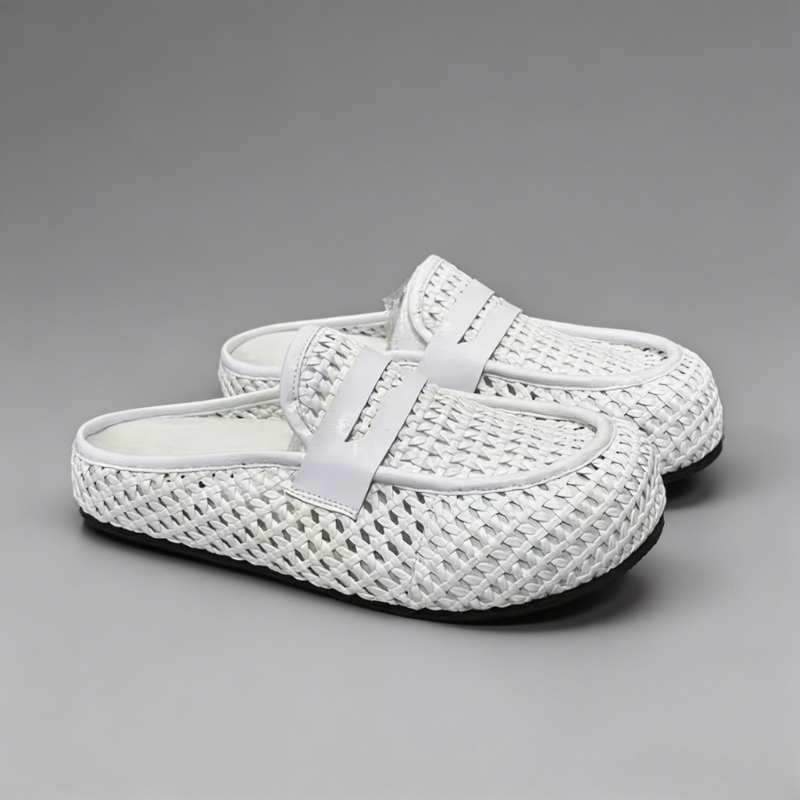 高級感のあるメンズミュール 2026年夏新作 厚底ウェッジプ - Loafer Slip On Men のレビューと価格