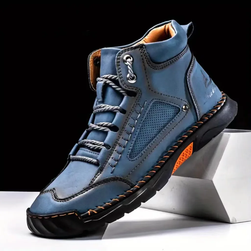メンズ手縫いブーツプラスサイズカジュアルシューズ快適なソフト - Men'S Shoes Daily Use のレビューと価格
