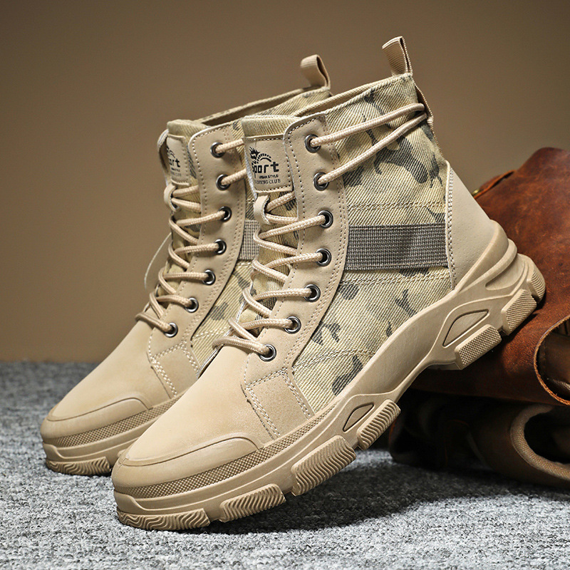 サイズ48 メンズシューズ メンズ幅広 カモフラージュ コン - Men Shoes Boots のレビューと価格