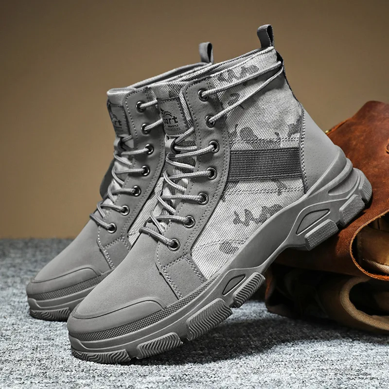 サイズ48 メンズシューズ メンズ幅広 カモフラージュ コン - Men Shoes Boots のレビューと価格