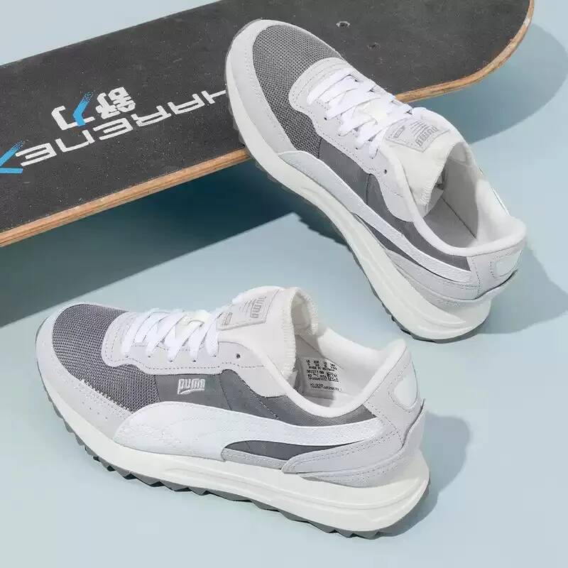 プーマ男性白黒ロートップスニーカークラシッククリーンレザーカ - Men Shoes Puma のレビューと価格