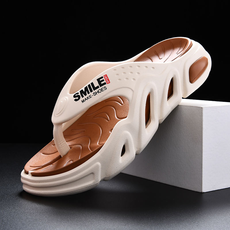 夏オレンジプラットフォームスリッパ男性快適なソフトメンズビー - Men'S Shoes Daily Use のレビューと価格