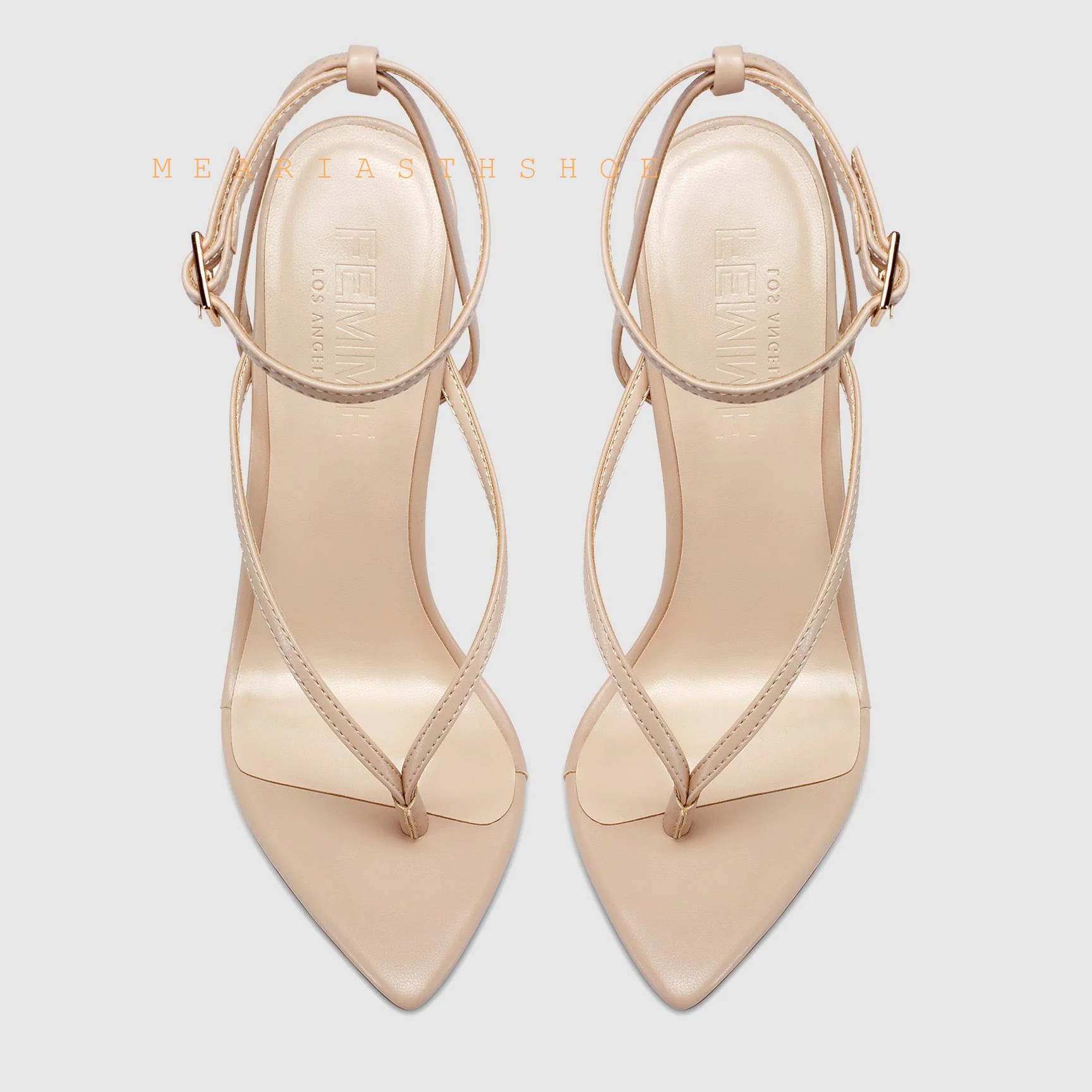 ベージュブラッククロスストラップフリップフロップグラディエー - Dress Shoe Pointed のレビューと価格