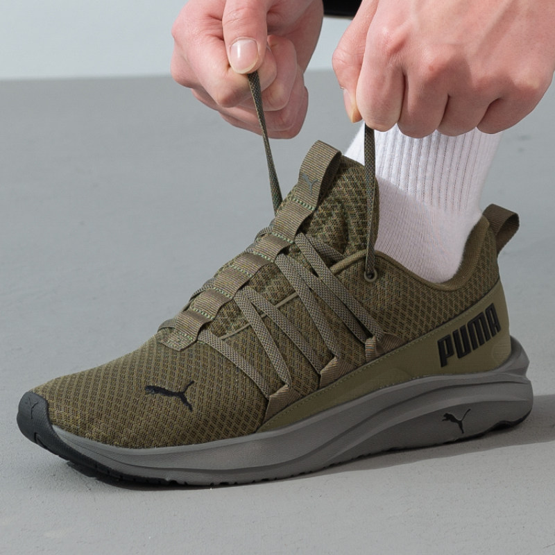 プーマ メンズシューズ 新品 ミリタリーグリーン メッシュ  - Men Shoes Puma のレビューと価格