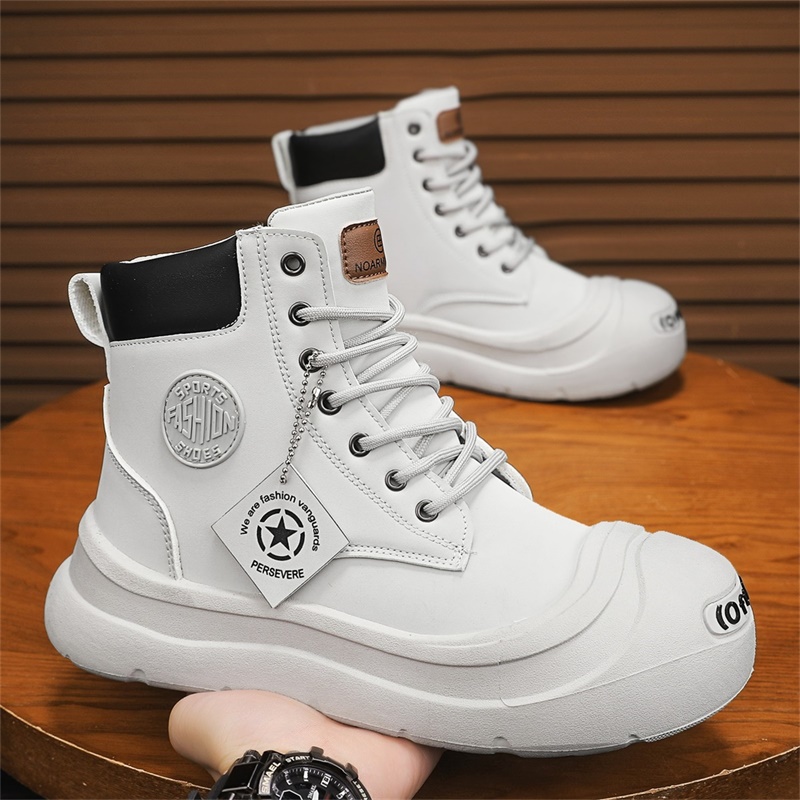 ショート丈アンクルブーツ　おしゃれで快適なハイカットメンズス - Men'S Shoes Daily Use のレビューと価格