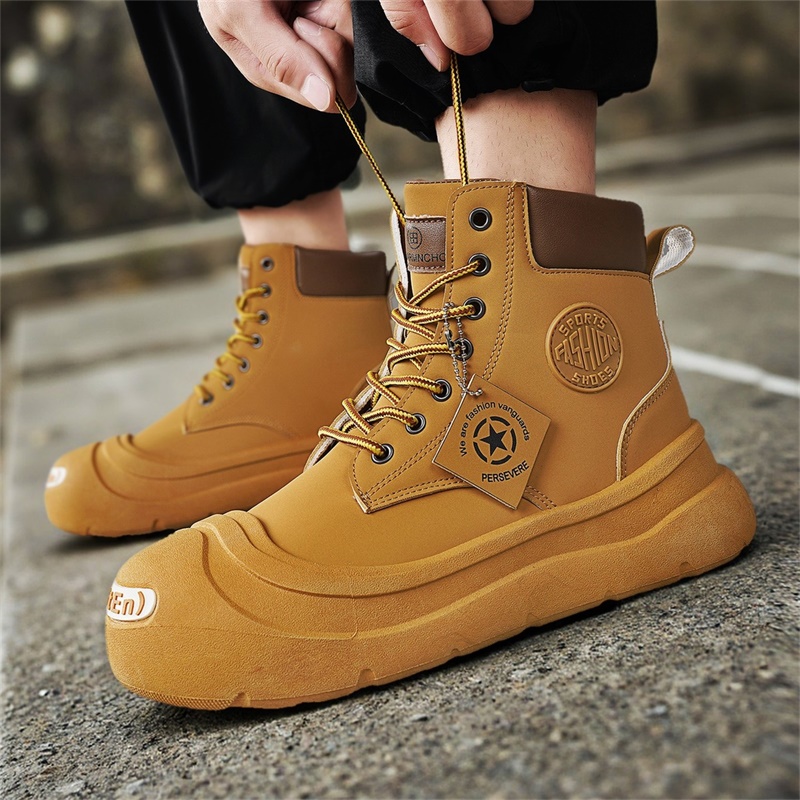 ショート丈アンクルブーツ　おしゃれで快適なハイカットメンズス - Men'S Shoes Daily Use のレビューと価格