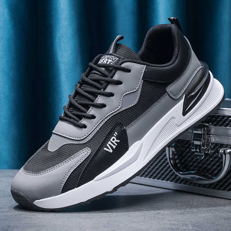 春-秋の男性用大型ホワイトブーツハイトップスニーカー男性靴ア - Men Shoes Name のレビューと価格