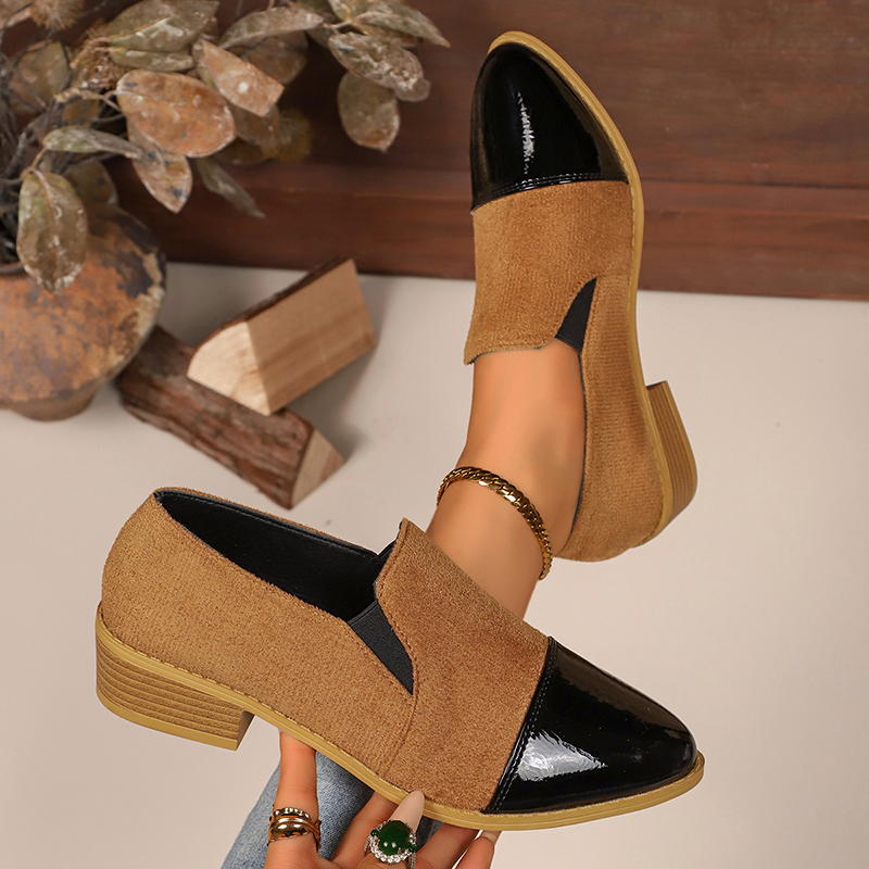 レオパード柄 レディース ローヒールパンプス ファッション  - Dress Shoe Pointed のレビューと価格