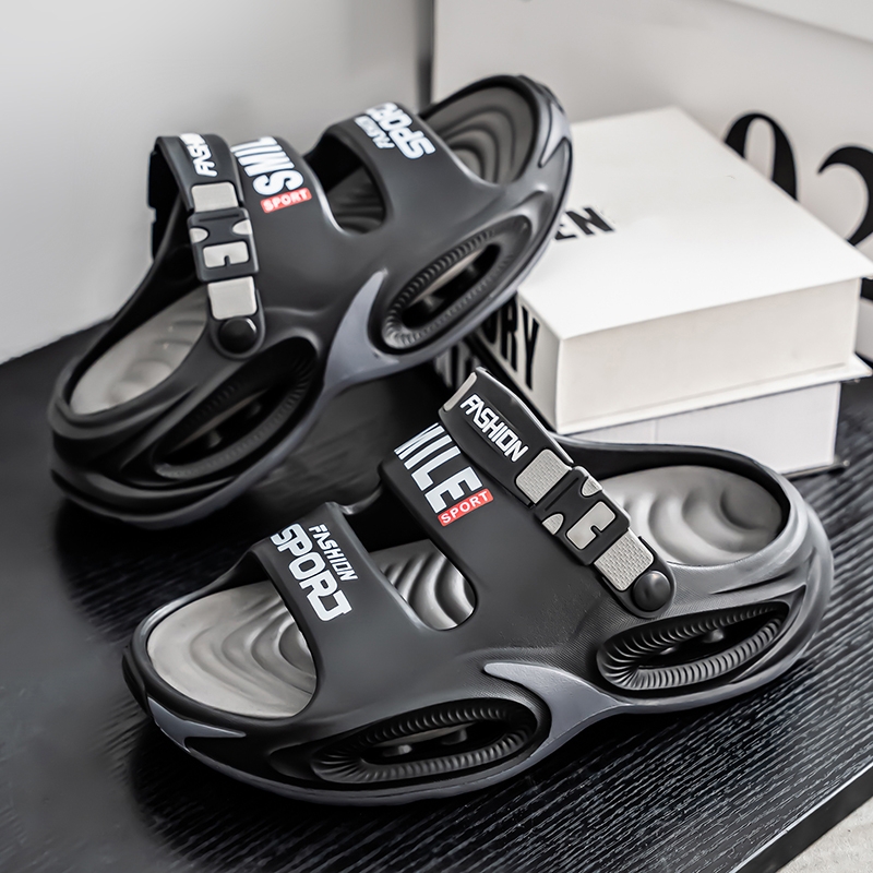 夏の新メンズアウトドアスリッパビーチサンダル快適なソフトスラ - Men'S Shoes Daily Use のレビューと価格
