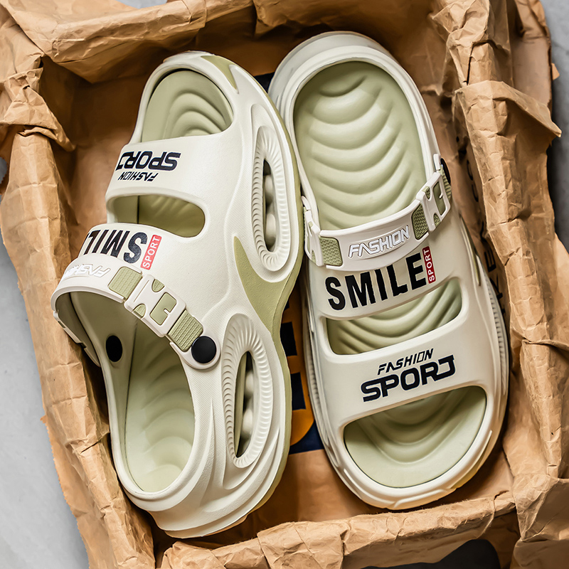 夏の新メンズアウトドアスリッパビーチサンダル快適なソフトスラ - Men'S Shoes Daily Use のレビューと価格