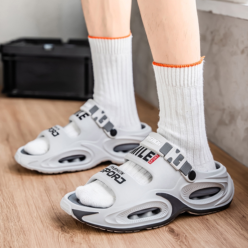 夏の新メンズアウトドアスリッパビーチサンダル快適なソフトスラ - Men'S Shoes Daily Use のレビューと価格
